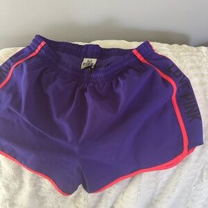 PINK Victoria's Secret Athletic Shorts Purple Red